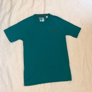 Teal adidas Workout shirt.